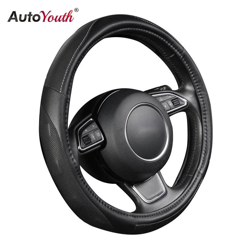 Чехол на руль автомобиля AUTOYOUTH 38 см из ПУ кожи | Автомобили и мотоциклы