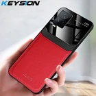 Модный чехол KEYSION для IQOO 7 5 5 Pro U3 Z1X, кожаный ударопрочный чехол-накладка со стеклом для телефона VIVO Y20 Y20S Y12S V20 SE X60 Pro