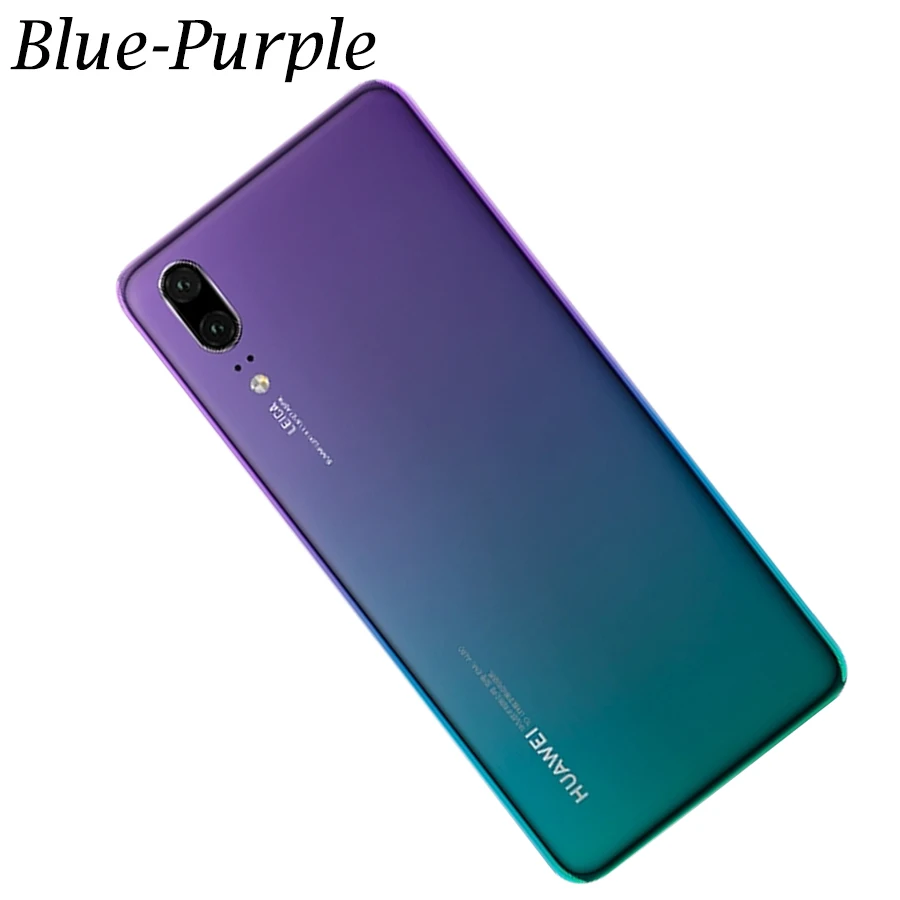 Оригинальный чехол для батареи Huawei P20 стеклянный задней двери p20 панели стекла с