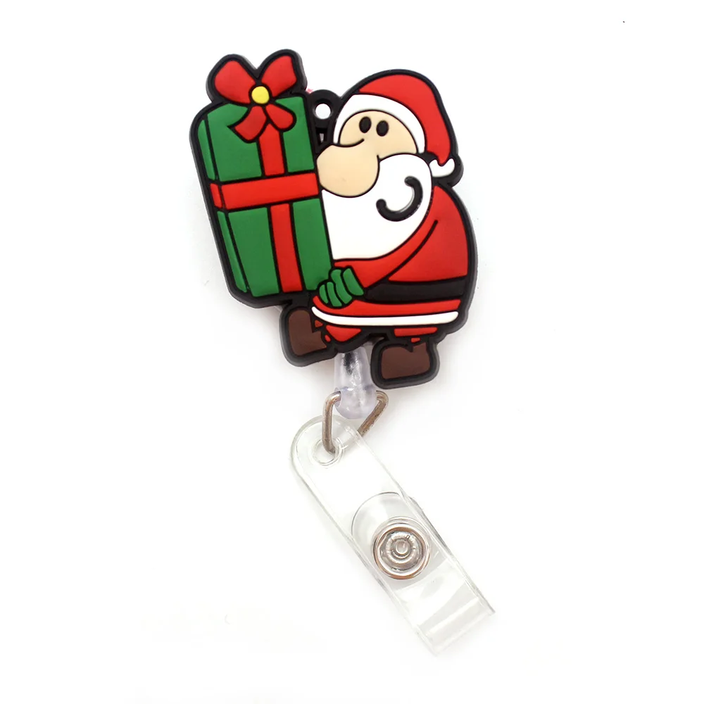 Большой Размеры Рождество Стиль выдвижной брелок для ключей медсестра и доктор