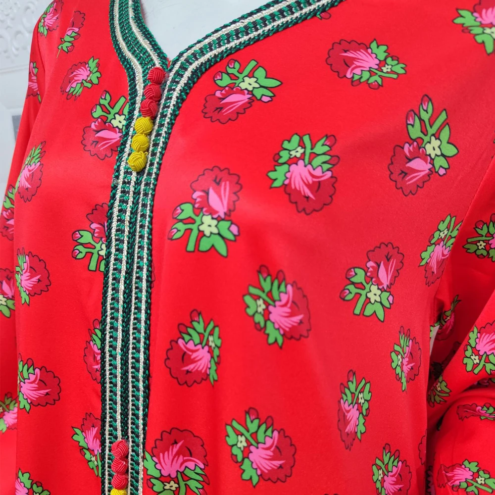 

Abaya Dubai Turkey Muslim Fashion Dress Arabic Kaftan European Islamic Indian Clothing African For Women Robe Musulman Femme