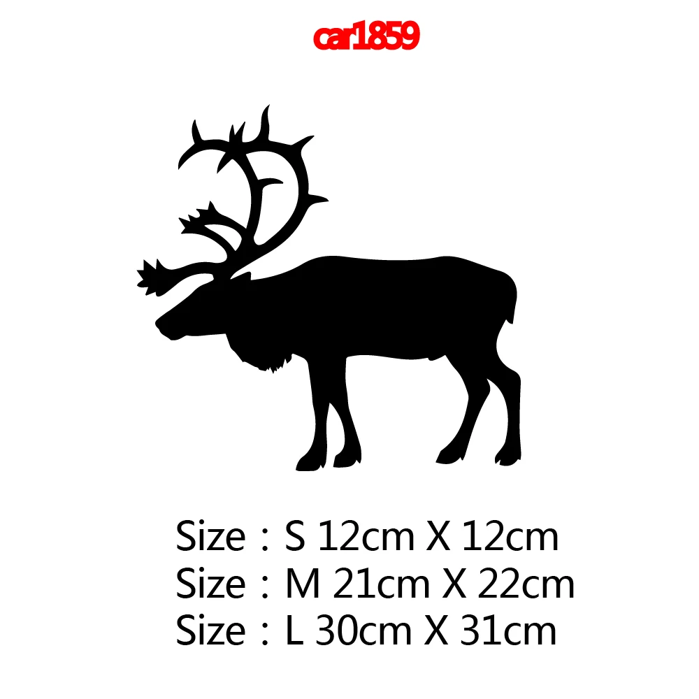 Креативные автомобильные наклейки с оленем Светоотражающие Водонепроницаемые