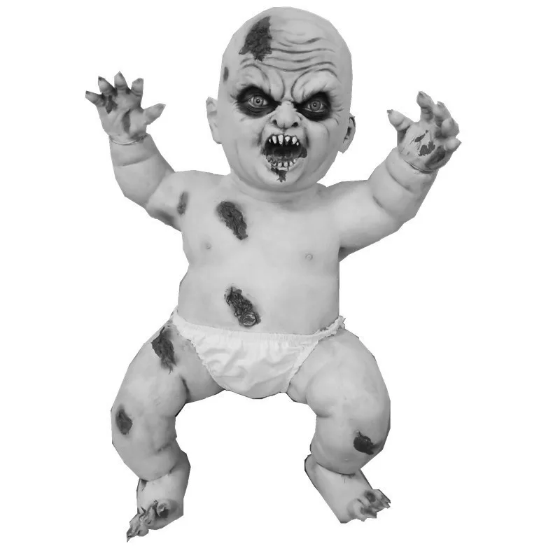 

Room Escape Movie Haunted House Props Baby Climbing Corpse Imp Tricky Toy Scary Ghost Doll Decoration