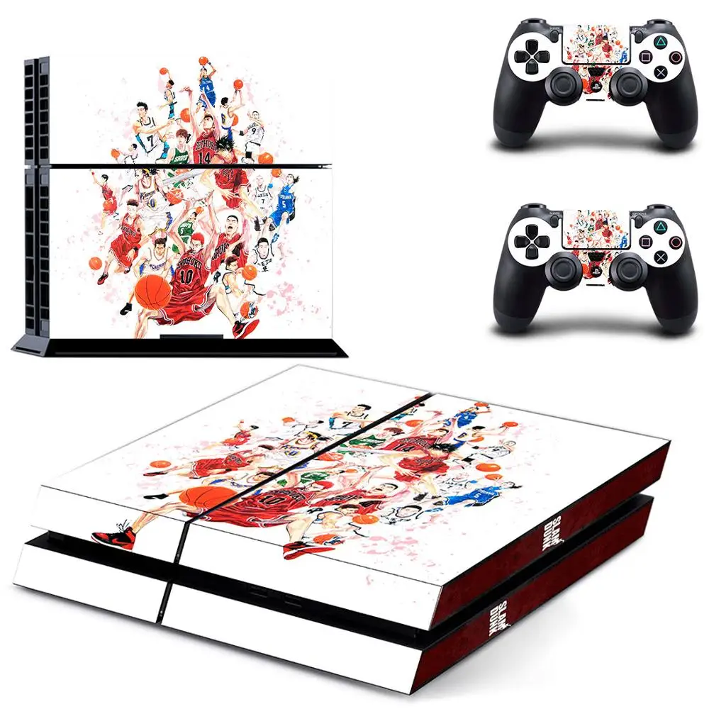 

Slum Dunk Style PS4 Skin Sticker for Playstation 4 Console & 2 Controllers Decal Vinyl Protective Skins Style 4