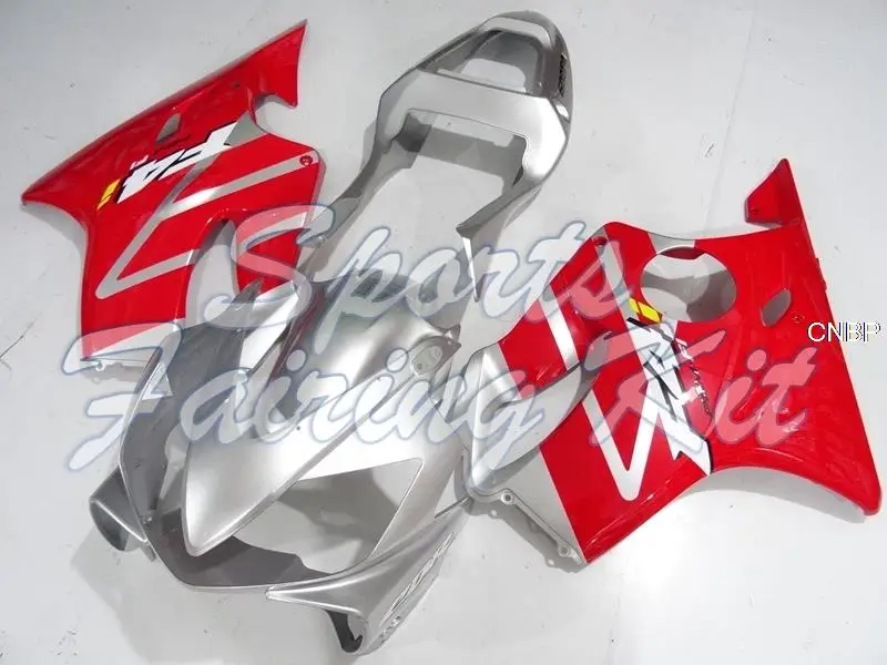 Обтекатель для CBR 600 2001 - 2003 Красный Серебряный корпус комплекты CBR600 F4i обтекатели