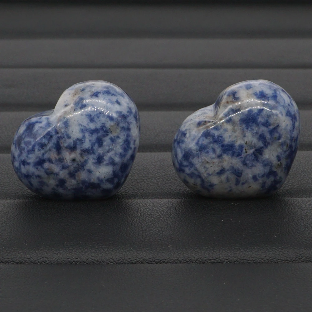 2 шт. натуральный синий яшма пятна с украшением в виде кристаллов резной 1 &quotв