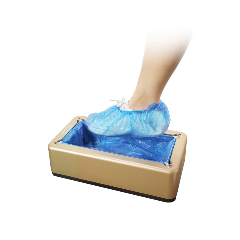 Автоматическая машина для покрытия туфель дома офиса одноразовая пленка ножной