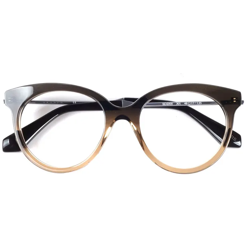 Роскошные брендовые дизайнерские ацетатные оправы для очков женщин blogger movie star