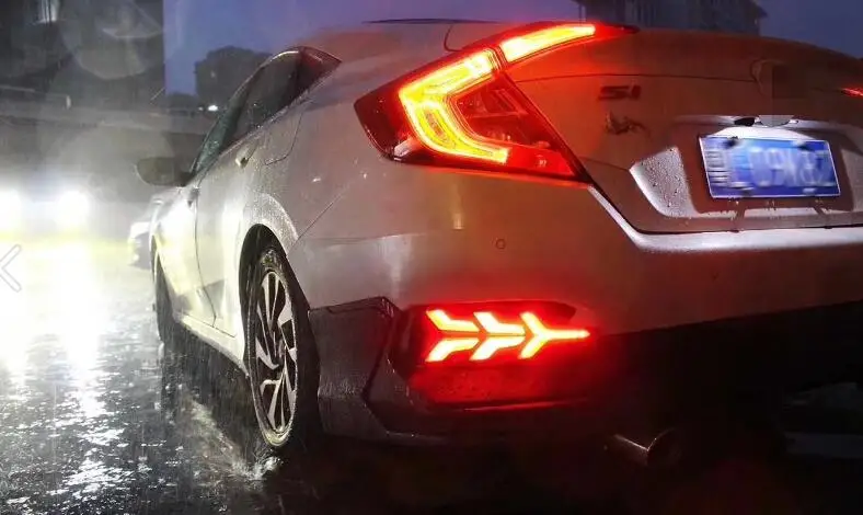 Дневные ходовые огни автомобисветодиодный Светодиодные ДХО задний бампер стоп