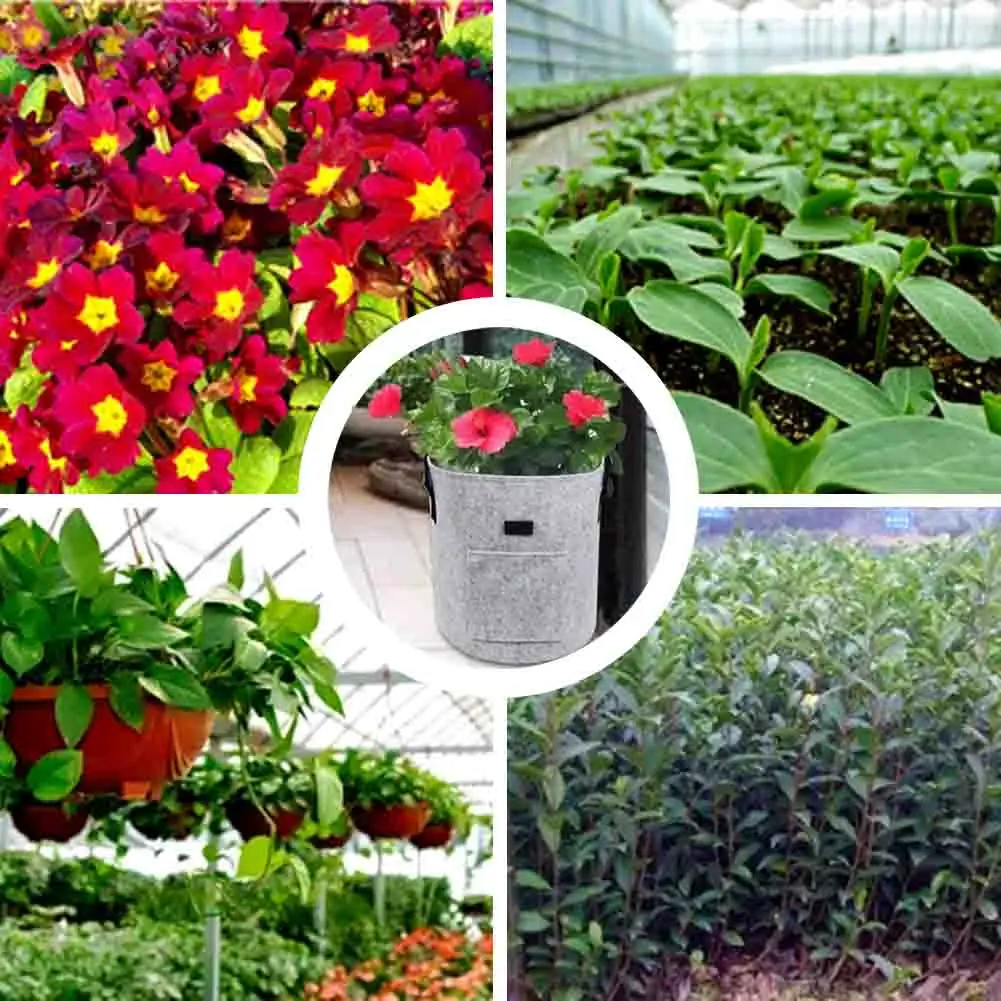 

Home garden Plant Grow Bags Potato pot greenhouse Vegetable Growing Bags Non-woven fabric Garden Bag Planting tools