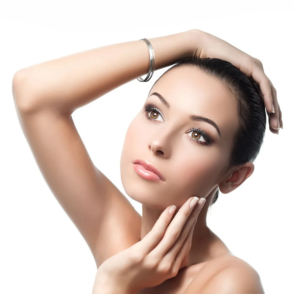 Женский браслет и из серебра 925 пробы модные ювелирные изделия 2 мм простой с