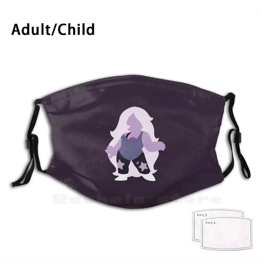 Аметист позирует для взрослых и детей Пылезащитный фильтр Маска сделай сам