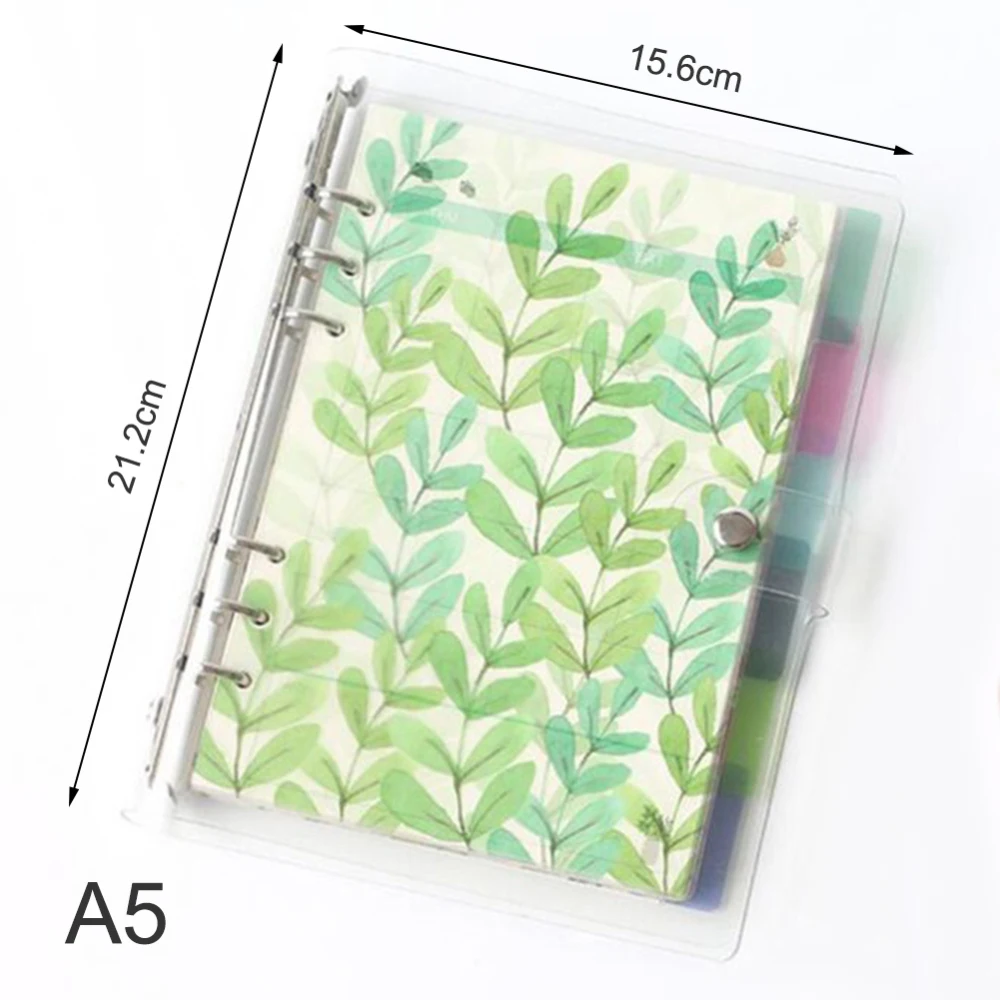 6 листов А5 6 7 Kawaii спиральный разделитель для блокнота, милый тонкий Органайзер планировщик разделитель страниц офисные школьные канцелярские товары
