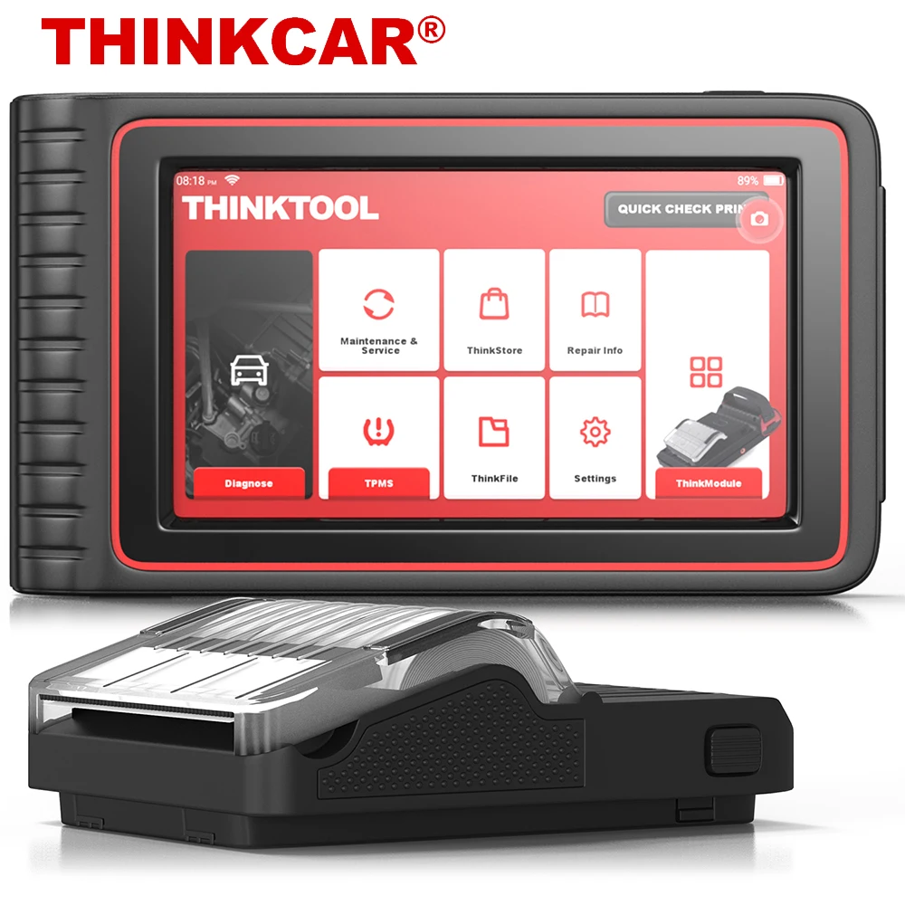 THINKCAR Thinktool OBD2 Scanner Professional Auto Full System Diagnosis 28 Reset ECU Coding TPMS Programming Car Diagnostic Tool
