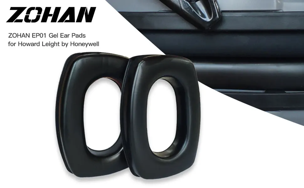 ZOHAN гелевые амбушюры для Говарда Leight от Honeywell Ear Muff Электронные Наушники для съемки
