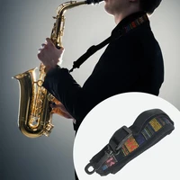 new saxophone ethnic style one shoulder neck strap cloth strap saxophone band wind accessories for oboe english horn bassoon