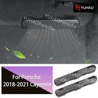 2pcs car seat air conditioning vent protection cover for porsche 2018 2021 new cayenne interior styling modification accessories