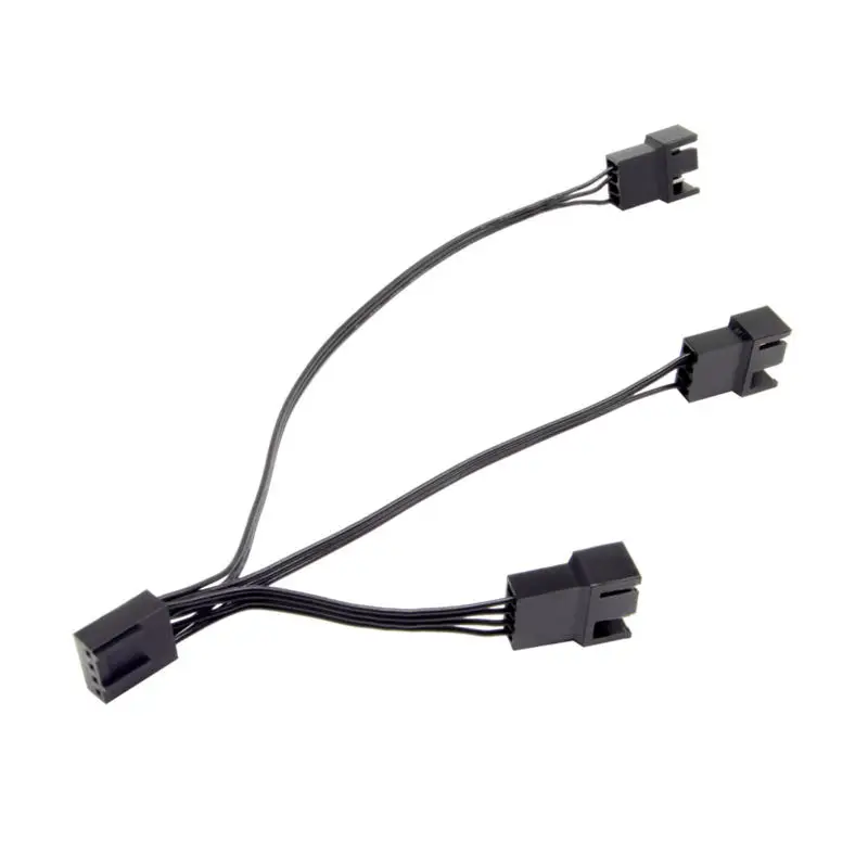 

ALSEYE 4 Pin Fan Splitter Cable PWM 3 pin 4 pin Computer Fan Adapter for CPU Fan