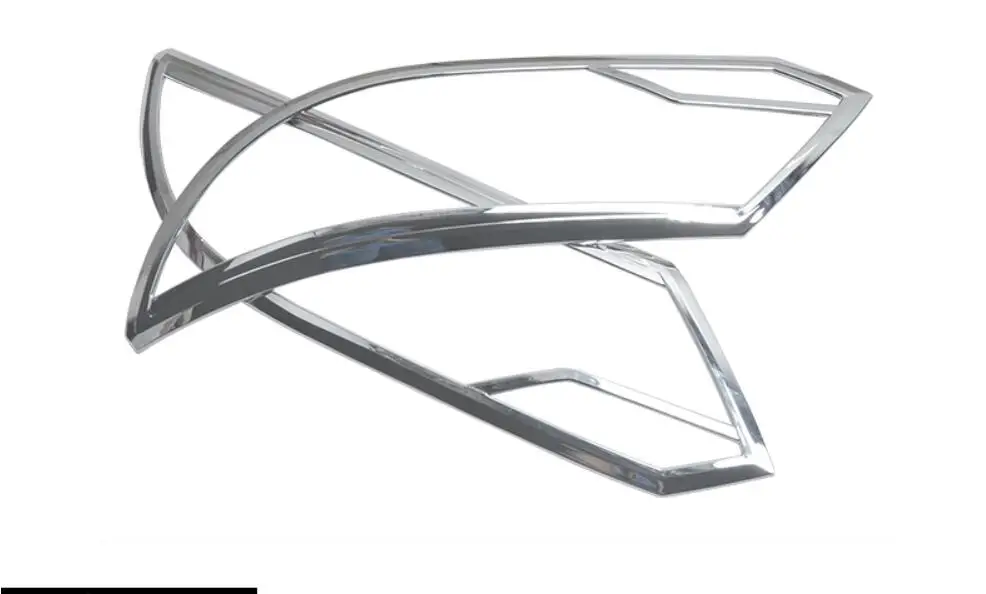 Накладка на переднюю фару автомобиля из АБС пластика и заднюю для Vw Volkswagen Tiguan 2010 2016|Хромирование| |