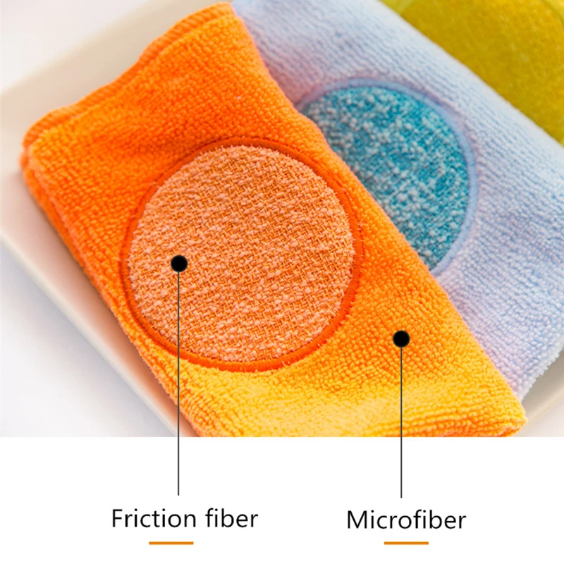 12pc household cleaning tool car wash set rags sponges for bathroom microfiber glass cloth kitchen scrub sponge furry hand towel free global shipping