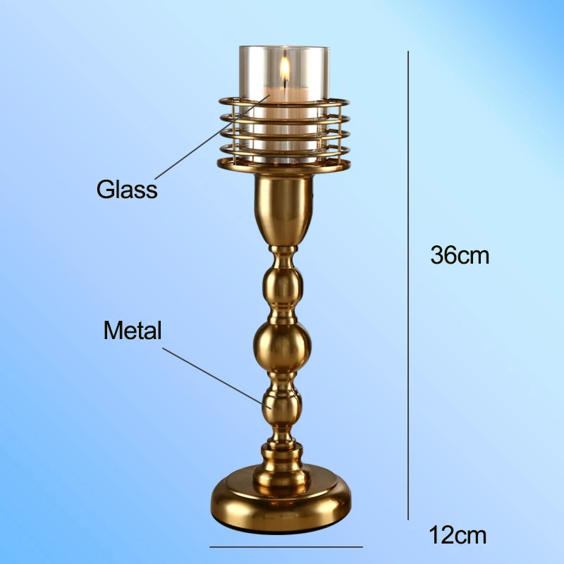Хрустальные подсвечники для кухни стеклянные украшения дома ресторана гостиной