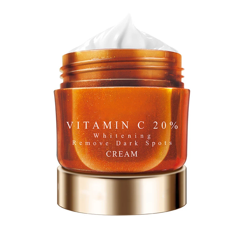 

2019 20% Vc Whitening Facial Nourishing Cream Skin Repair Fade Freckles Remove for Skin Care