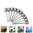 5 шт. спортивные мячи Стандартный комплект для надувания мяч Воздушный иглы для насоса для Баскетбол волейбольные мячи Нержавеющаясталь насос Pin-код