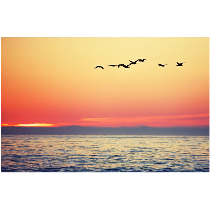 

Настенный гобелен с красочным принтом восхода/заката, психоделический декоративный, для спальни, гостиной, M112