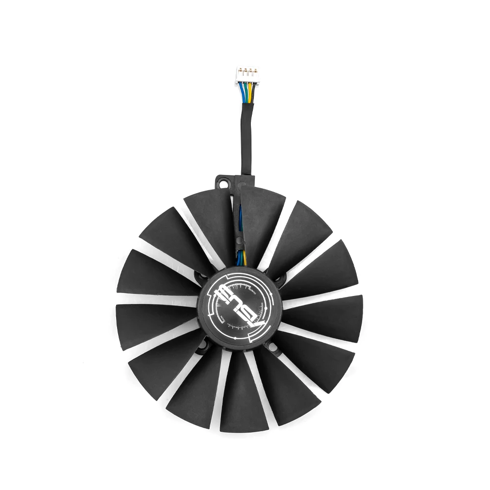 Охлаждающий вентилятор для видеокарты T129215SM 95 мм 0.25amp охлаждающий ASUS STRIX RX 470 580 570