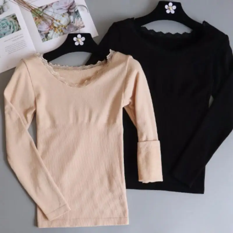 Новинка 2020 Осень-зима женская утепленная бархатная Термоодежда с длинным