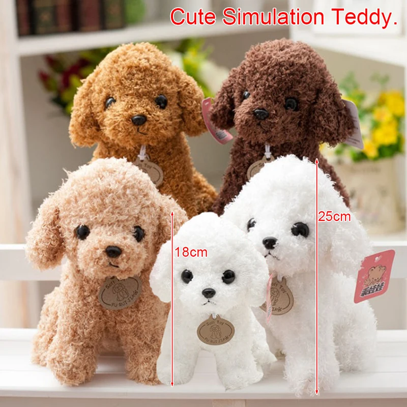 

Lovely Simulation Cute Teddy Dog Puppy Doll Toy Plush Toy Children Kids Gift Puppy Stuffed Toys S/L New