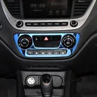 Автомобильная центральная консоль Lsrtw2017, панель кнопки кондиционирования воздуха для Hyundai Solaris Verna Accent 2017 2018 2019 2020 2021 Auto