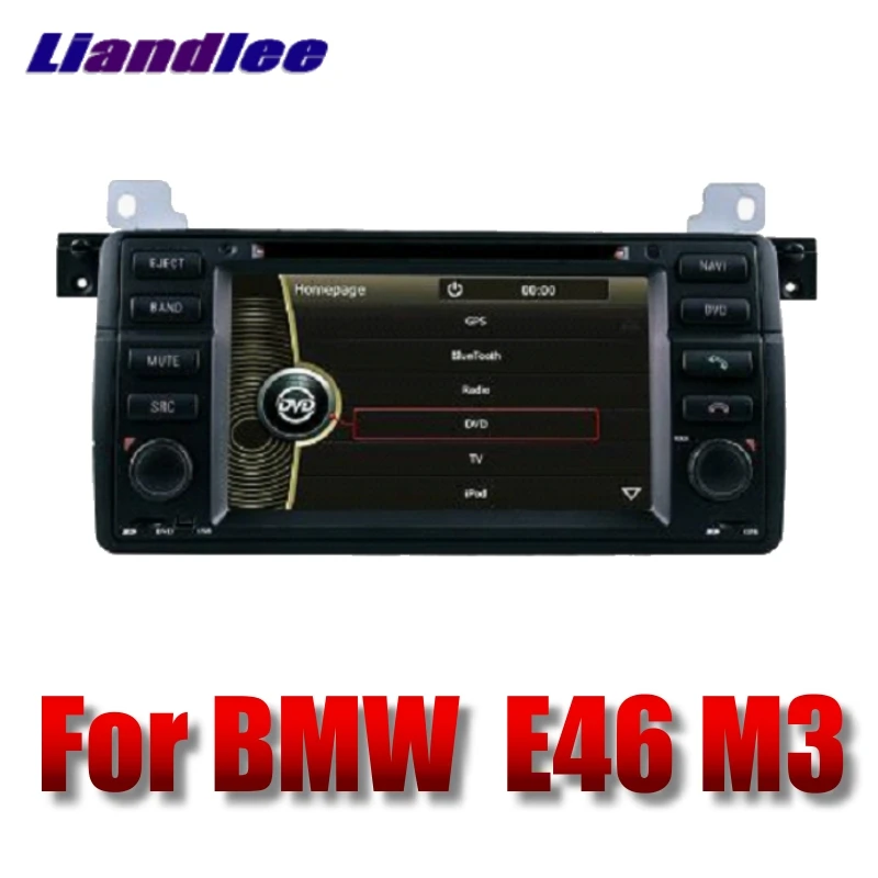Liandlee автомобильный мультимедийный плеер NAVI для BMW 3 серии E46 M3 1997 ~ 2006 с DVD BT