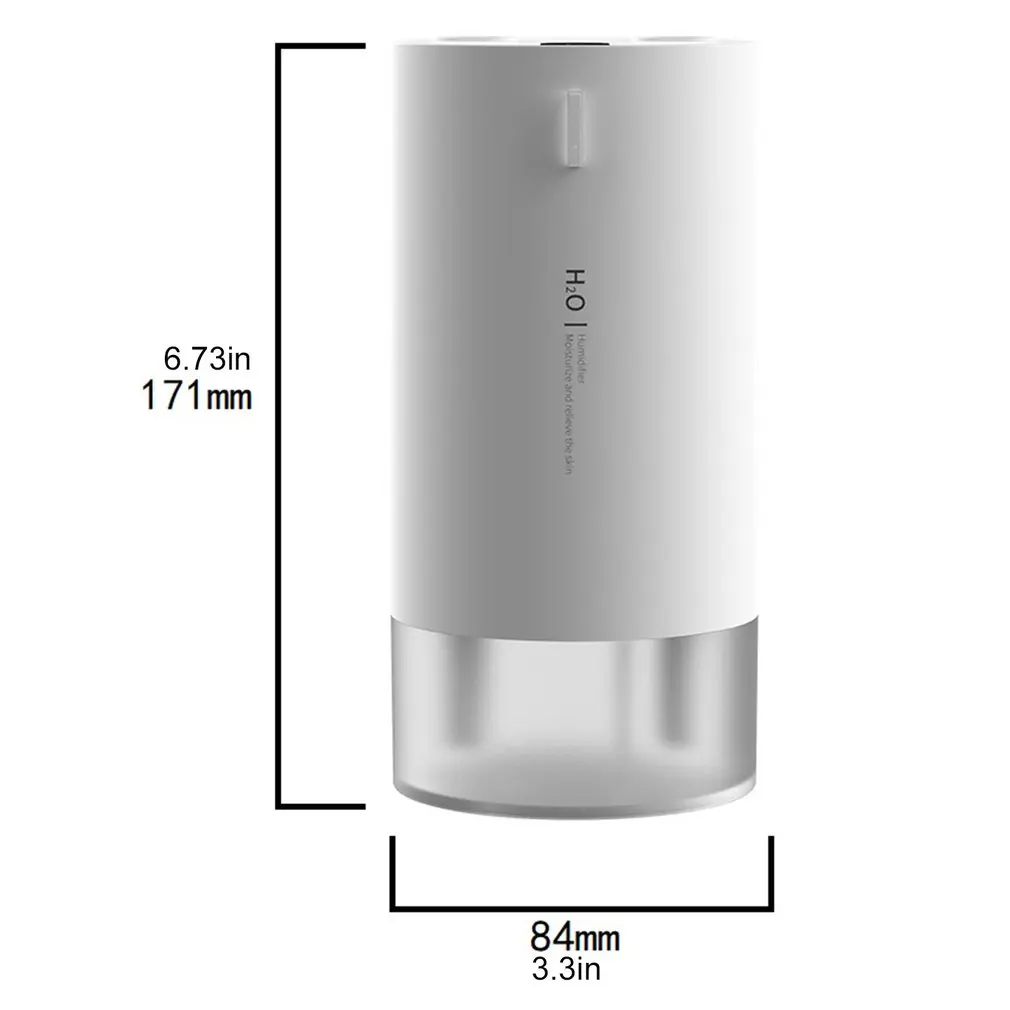 

Double Spray Ultrasonic Mini Air Humidifier Aroma Essential Oil Diffuser For Home Car Usb Fog Maker With Led Night Lamp