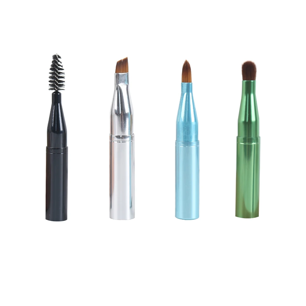 

JIELI Makeup Brushes Set 1 to 4 Magic Retractable Aluminum Handle Cosmetics Tool Professional Make up Brush Eye-shadow Brush