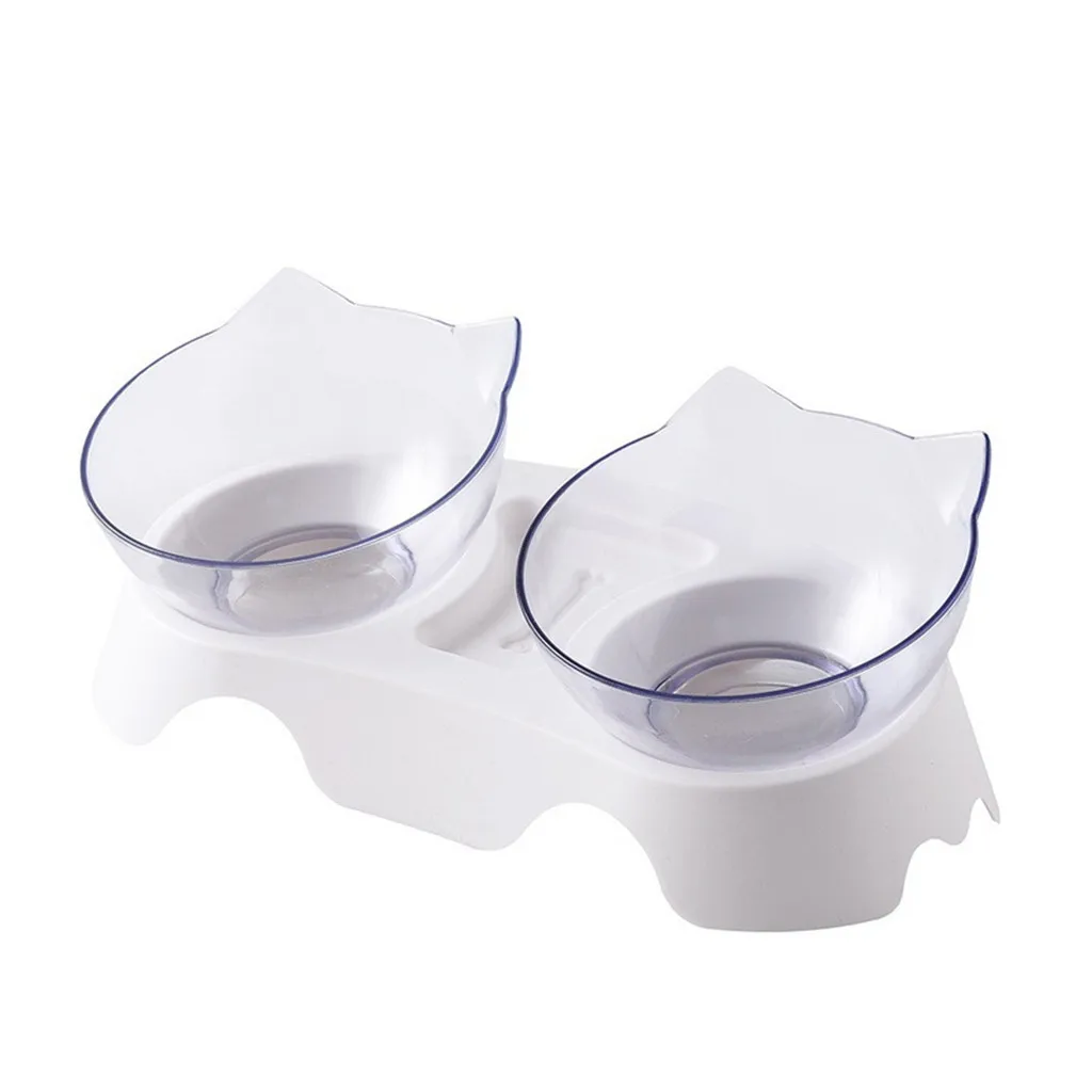

Accessories Dog Cat Slow Feed Protect Spine Bowl Drinking Protection Stomach Bowl Double Drinking Dish Feeders Small Dog Bowl