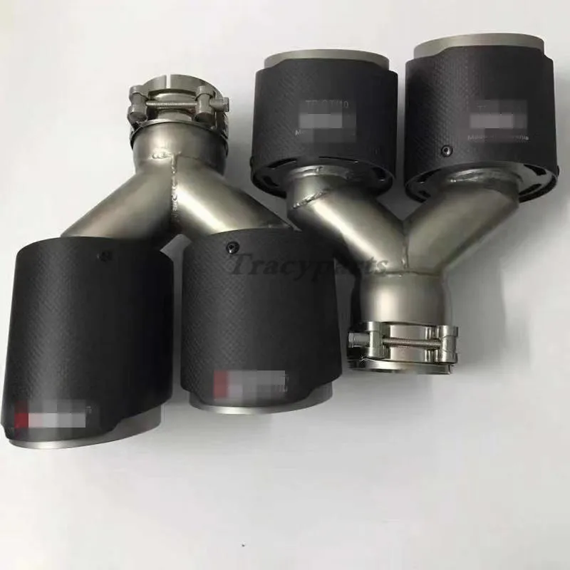 2 шт. левый + правый автомобиль двойной Akrapovic универсальная нержавеющая сталь