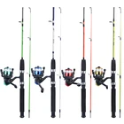 Рыболовная катушка Sougayilang, сверхлегкая спиннинговая Удочка из ЭВА, 4 цвета, 120 см, 3 шарикоподшипника