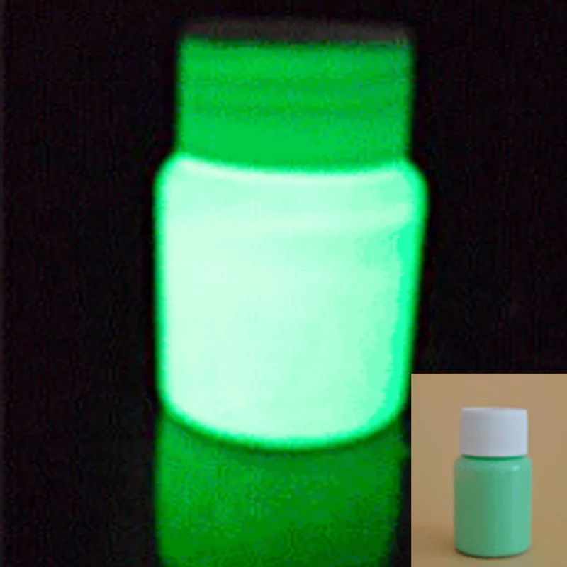 Светильник ящаяся зеленая флуоресцентная краска сделай сам праздничный