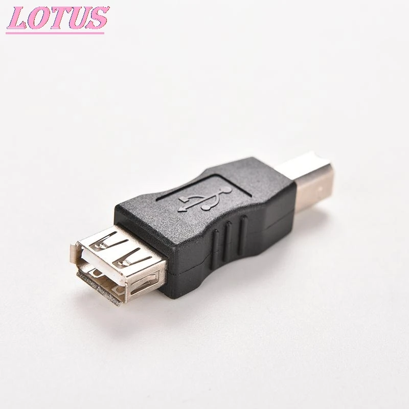 

New USB 2.0 Type A Female to USB Type B Male Converter Adapter USB Print Cable Conector Changer 1PC