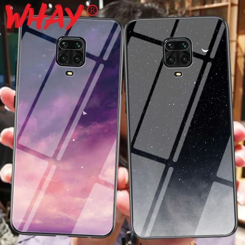 Чехол для Xiaomi Φ 9 8 Pro Max 8T 10X K30 стеклянный чехол силиконовый телефона Xaomi Mi Note 10 CC9 9T
