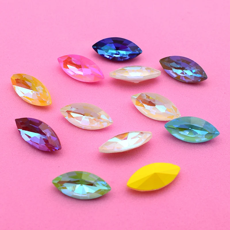 Аксессуары сделай сам Стильный Стеклянный светильник в виде листьев роза мокко