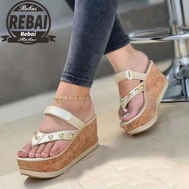 

2021 Women Sandals Wedge Heel Outdoor Sandals Shoes Breathable Retro Sandals Leisure Outdoor Slippers women sandals Womans Shoe