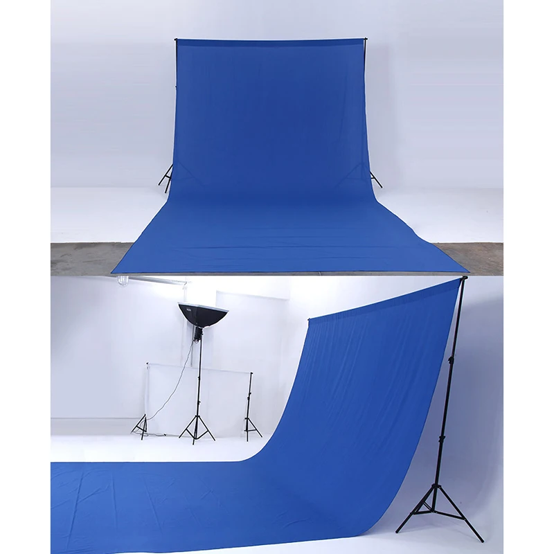 

2 Pcs Screen Photography Backdrop Solid Color Photo Background Thicken Backdrops Cloth Studio White & Red