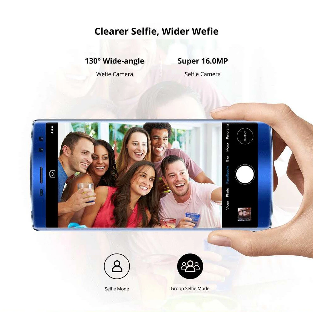 DOOGEE BL12000 смартфон 12000mAh быстрая зарядка 6,0 ''18:9 FHD дисплей MTK6750T Восьмиядерный 4 ГБ 32 ГБ 16 МП камера Android 7,1 телефоны