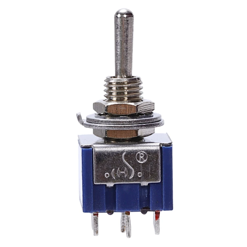 AC 125V 6A 6 контактный переходник с внутренней Spdt вкл/выкл/на 3 сторонний выход мини