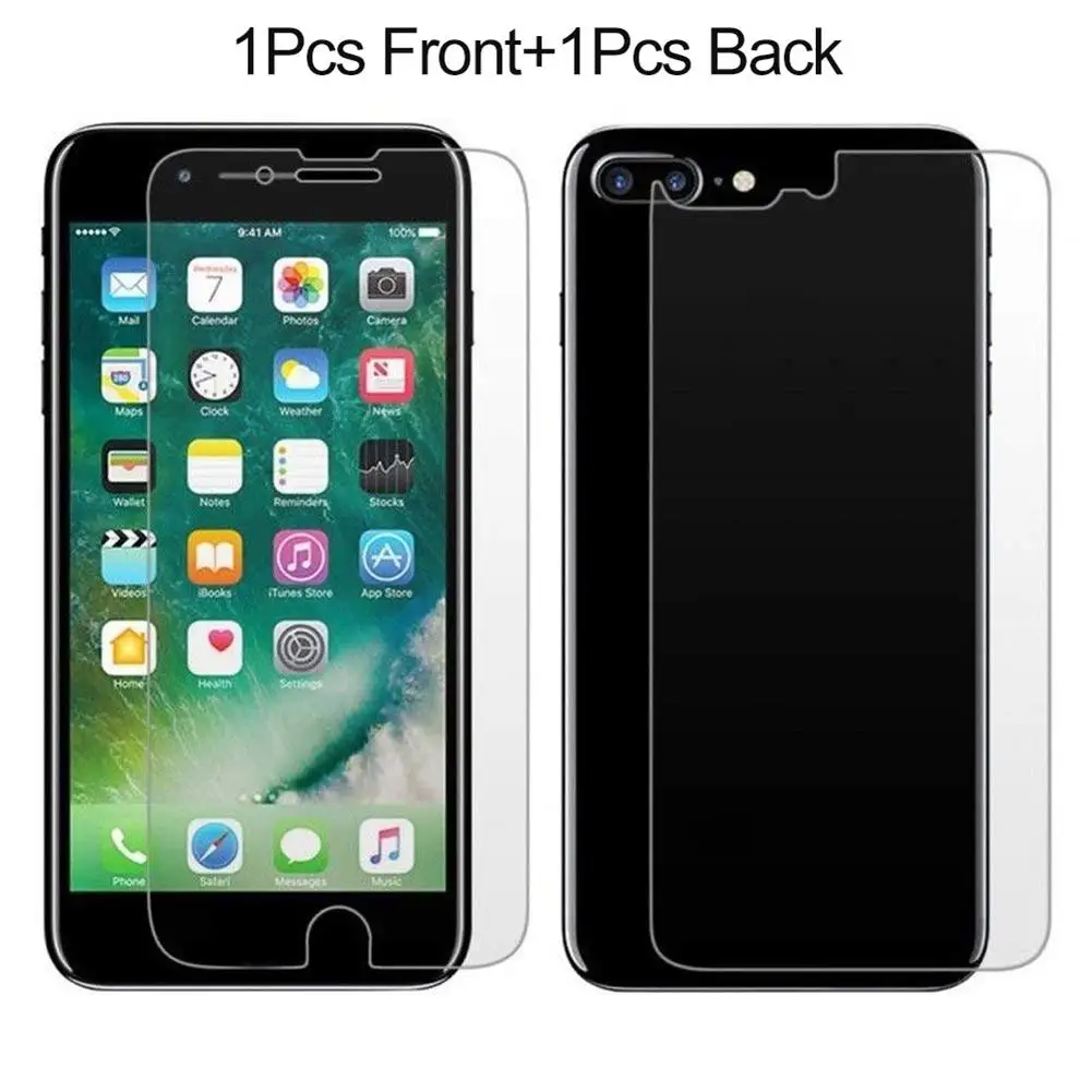 2 шт Передняя Задняя Защитная пленка из закаленного стекла для iPhone 6 7 8 Plus XR XS Max |
