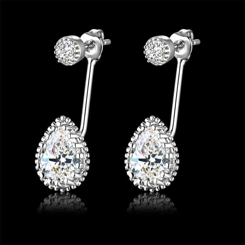 Женские серьги гвоздики с животными золотистые/серебриовальный Овальный