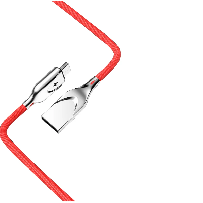 1m/ 2m USB кабель для мобильный телефон с разъемом Micro Type C 8 ми штифтовый зарядного