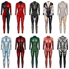 Комбинезон женский, мужской, с 3D-принтом черепа клоуна, в стиле панк, для взрослых, для Хэллоуина, костюмы для косплея